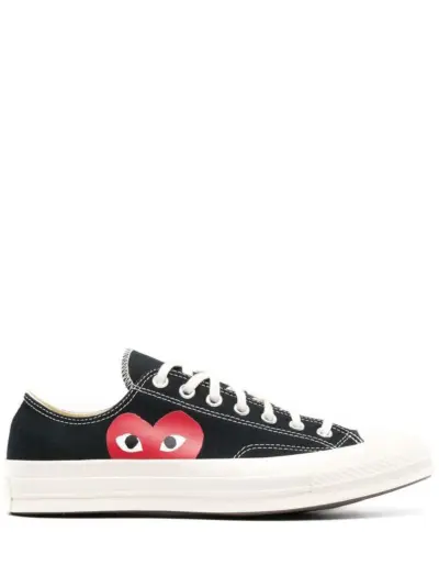 Comme Des Garçons Play x Converse Chuck 70 heart-print sneakers - Black