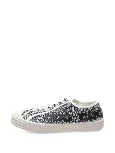 Comme Des Garçons Star Master print sneakers - White