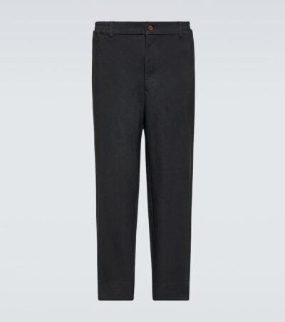 Comme des Garçons Homme Deux Mid-rise cropped pants