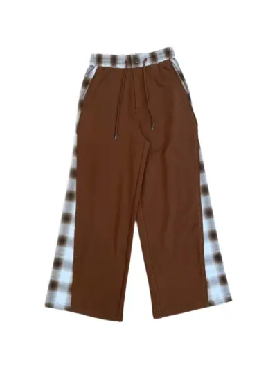 Feng Chen Wang elastic-waistband trousers - Brown