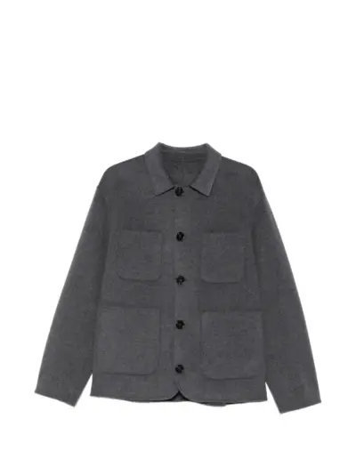 Giorgio Brato button-up patch-pocket jacket - Grey