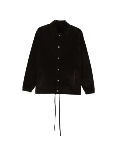 Giorgio Brato suede long-sleeves jacket - Brown