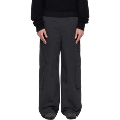 HELIOT EMIL Black Pulsar Cargo Pants