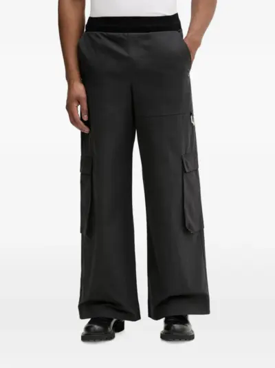 HELIOT EMIL wide-leg cargo pants - Black