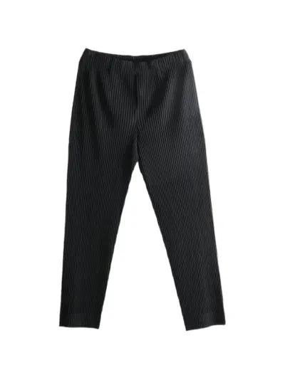 Homme Plissé Issey Miyake pleated trousers - Black