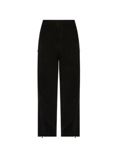 Homme Plissé Issey Miyake zip-pockets pleated trousers - Black