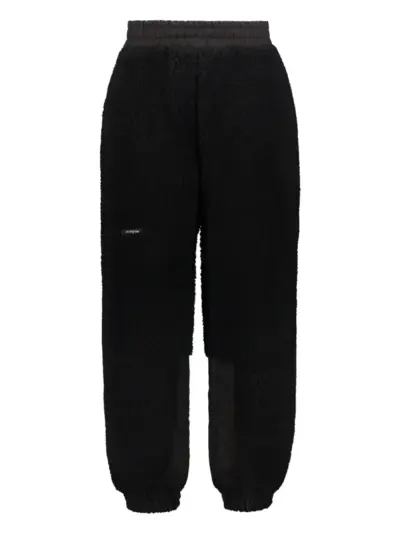 ISO.POETISM logo-patch track pants - Black