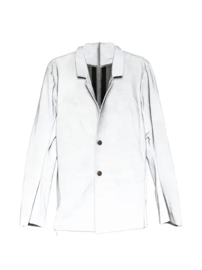 Isaac Sellam Experience Talmud leather jacket - Grey
