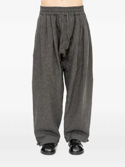 Jan Jan Van Essche triple-pleated loose-fit trousers - Grey