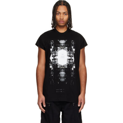 Julius Black Europa Graphic Sleeveless T-shirt