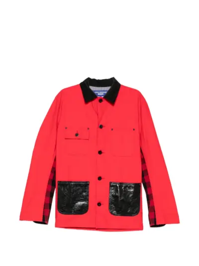 Junya Watanabe MAN panelled jacket - Red