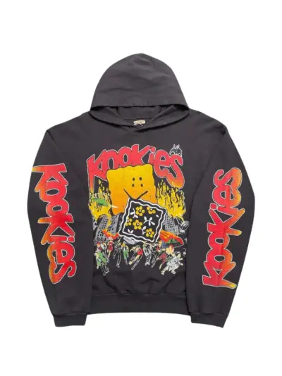 KAPITAL Buster Peckish graphic-print hoodie - Black