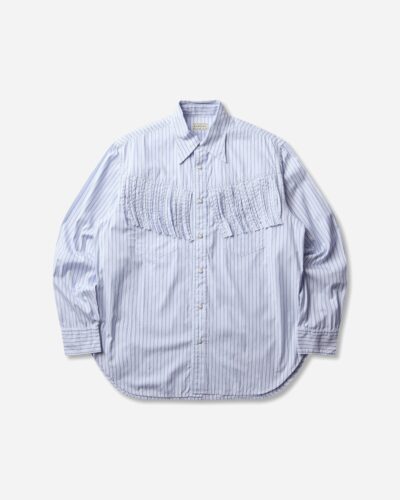 KAPITAL Men s Cotton Stripe Fringed Husky Western Shirt Big Border