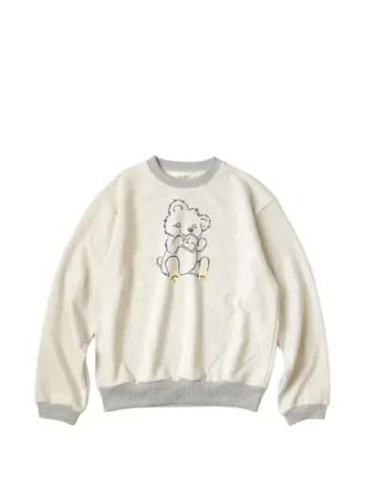 KAPITAL Peckish Little Bear sweatshirt - Neutrals