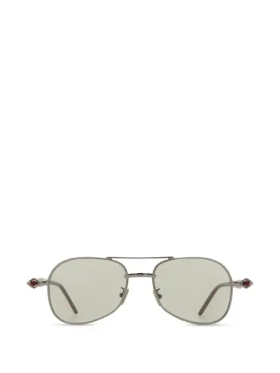 Kuboraum P75 pilot-frame sunglasses - Grey