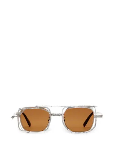 Kuboraum square-frame sunglasses - Silver