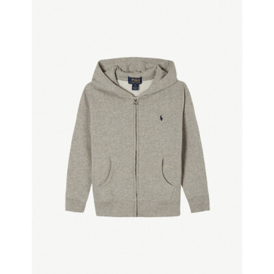 Label Under Construction Polo Ralph Lauren Boys' Brand-Appliqué Cotton-Blend Cardigan