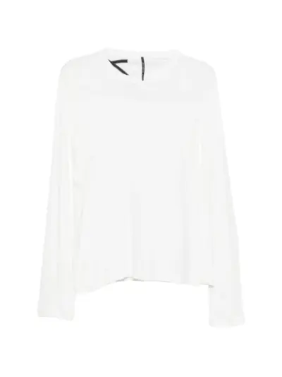Leon Emanuel Blanck Wide long-sleeve T-shirt - White