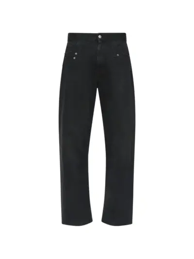 MM6 Maison Margiela rivet-detail jeans - Black