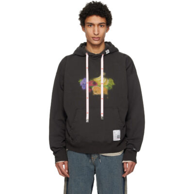 Maison MIHARA YASUHIRO Black Fruit Printed Hoodie