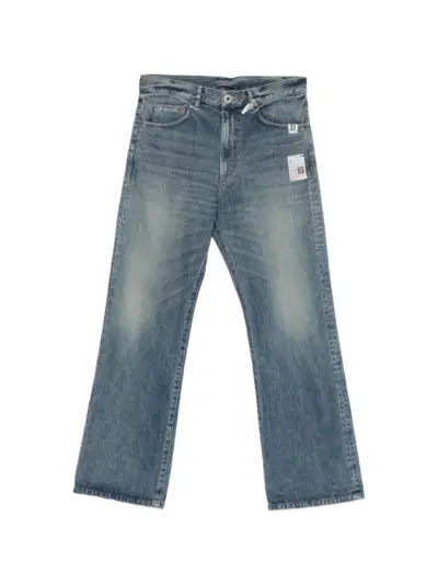 Maison MIHARA YASUHIRO faded patchwork jeans - Blue