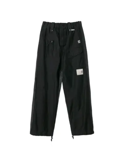 Maison MIHARA YASUHIRO panelled cargo track trousers - Black