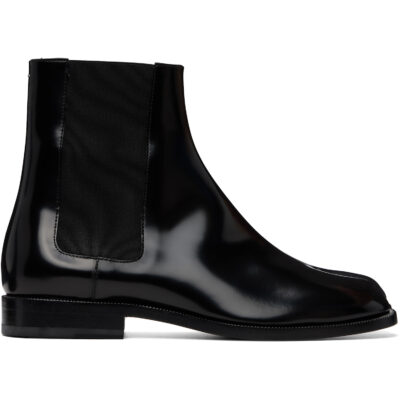 Maison Margiela Black Tabi Chelsea Boots