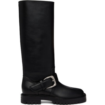 Maison Margiela Black Tabi County Knee Boots