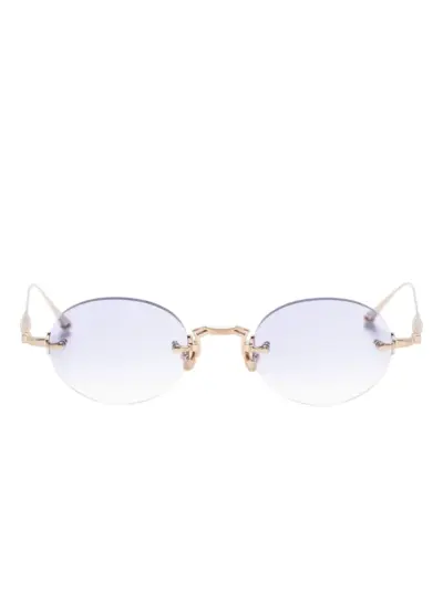 Matsuda M5002 oval-frame sunglasses - Gold