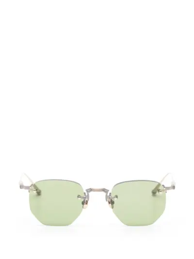 Matsuda geometric-frame rimless sunglasses - Gold