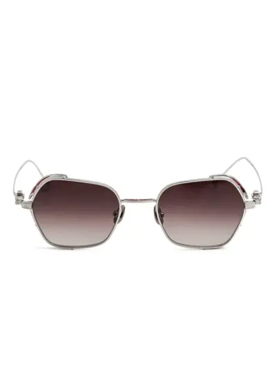 Matsuda square-frame sunglasses - White