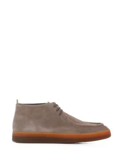 Officine Creative Ambrie 004 suede lace-up desert boots - Neutrals