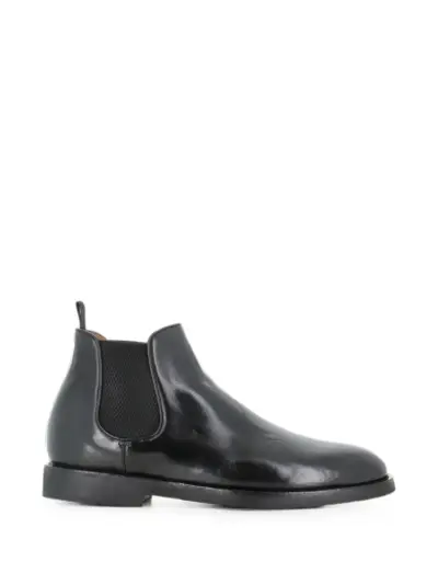 Officine Creative leather Chelsea boots - Black