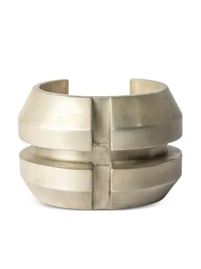 Parts of Four Crescent channel bracelet - Silver