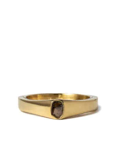 Parts of Four Sistema sterling-silver diamond ring - Gold