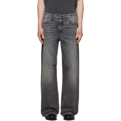 R13 Gray D'Arcy Loose Jeans