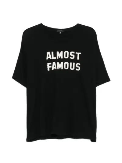 R13 slogan-print T-shirt - Black