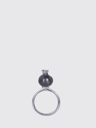 ROSA MARIA Chromed Silver Ring