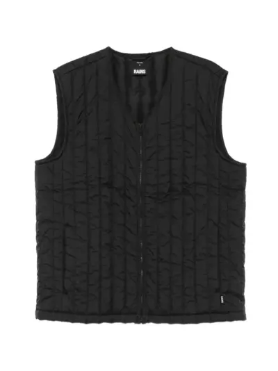 Rains Banja Liner quilted gilet - Black