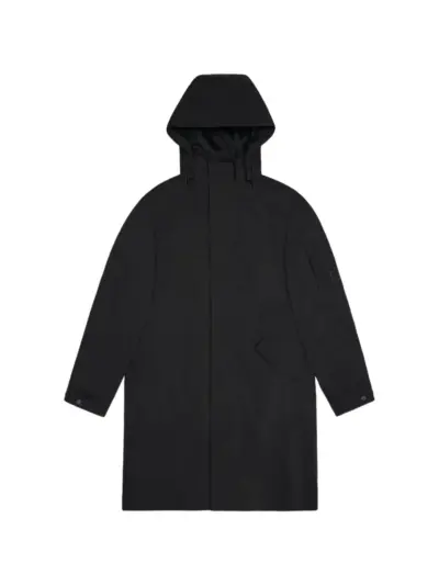Rains Suva hooded hardshell raincoat - Black