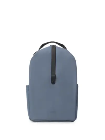 Rains clip-front logo-embossed backpack - Blue