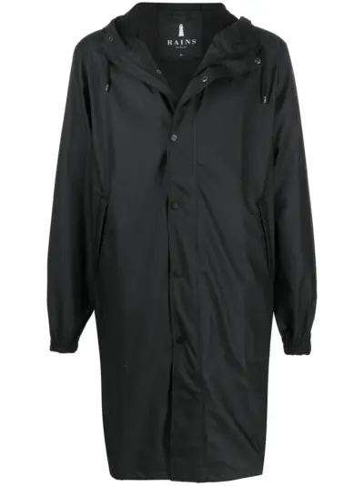 Rains fishtail parka coat - Black