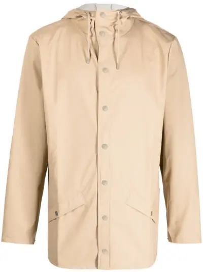 Rains hooded waterproof jacket - Neutrals