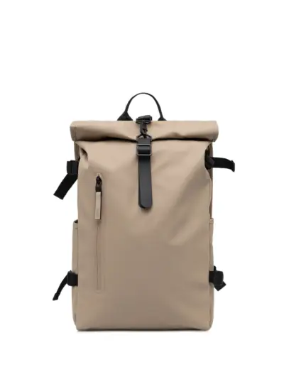 Rains large Rolltop buckled backpack - Neutrals