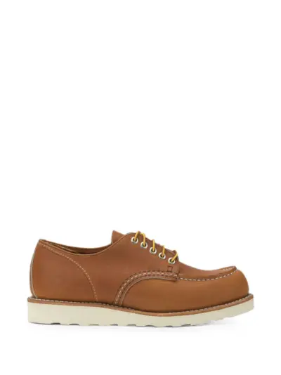 Red Wing Shoes 8092 Shop Moc Toe leather lace-up boat shoes - Brown