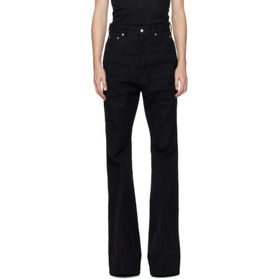 Rick Owens Black Concordians Bolan Jeans