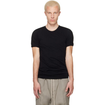 Rick Owens Black Tower Double S/S T-shirt