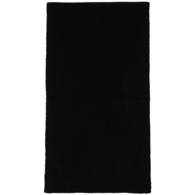 Rick Owens Black Tower Long Scarf