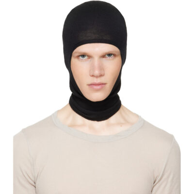 Rick Owens Black Tower Skull Balaclava