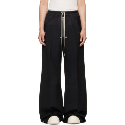Rick Owens Black Tower Wide Bela Trousers
